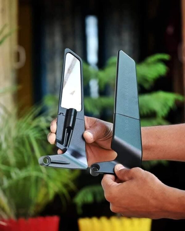 Universal Aluminum Rear View Motorcycle Miror - Image 2