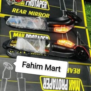 Rear View Mirrors with LED Turn Signal Lights Stealth Mirrors