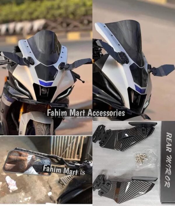 Universal Motorcycle Carbon Rear Miror