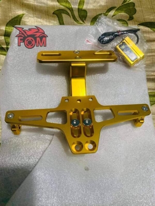 Universal Motorcycle Adjustable Tail Tidy With Light Rear