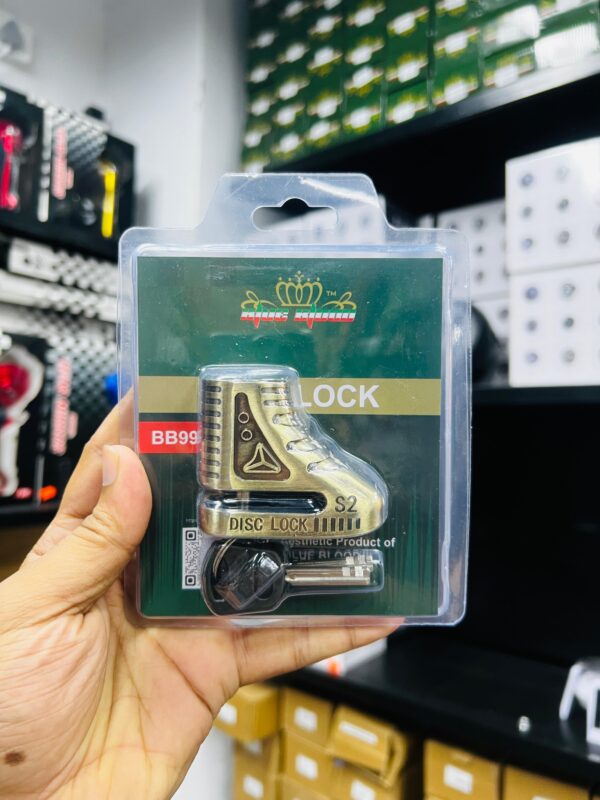 Shoe Shape Motorcycle Disc Brake Rustproof Rotor Lock