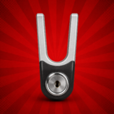 Anti Acidproof disk lock for motorcycle 10MM