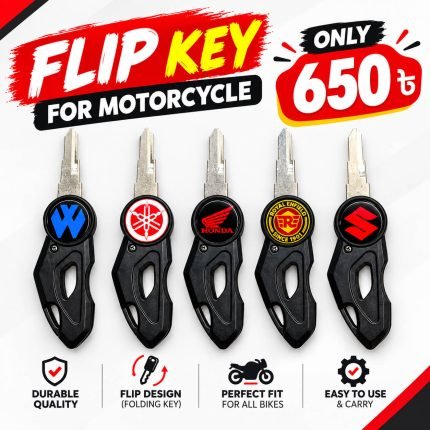 Premium Motorcycle Folding Flip Key